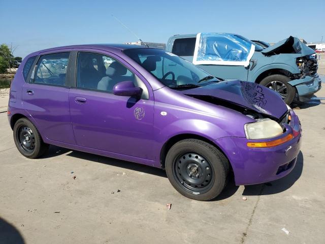 KL1TD66627B731115 - 2007 CHEVROLET AVEO BASE Tünd qırmızı foto 4