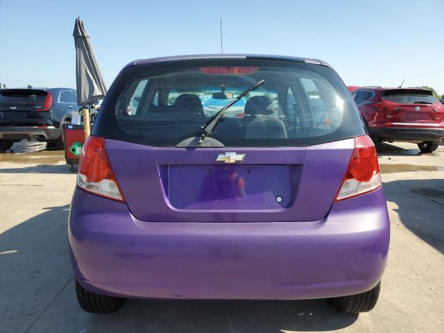 KL1TD66627B731115 - 2007 CHEVROLET AVEO BASE Tünd qırmızı foto 6