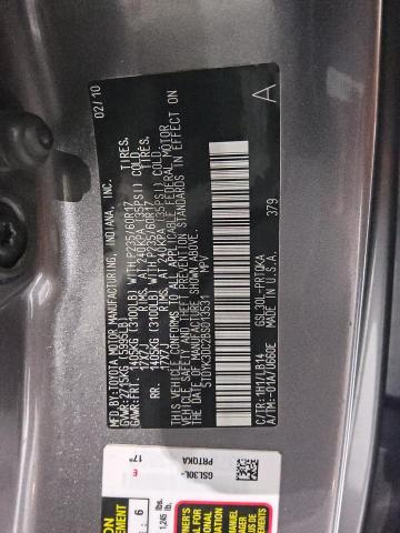 5TDYK3DC2BS013531 - 2011 TOYOTA SIENNA XLE GRAY photo 13