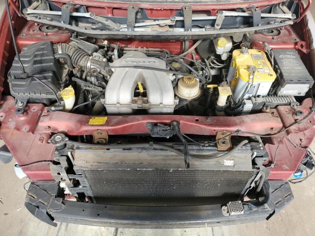 1B4GP15B52B563415 - 2002 DODGE CARAVAN EC MAROON photo 12