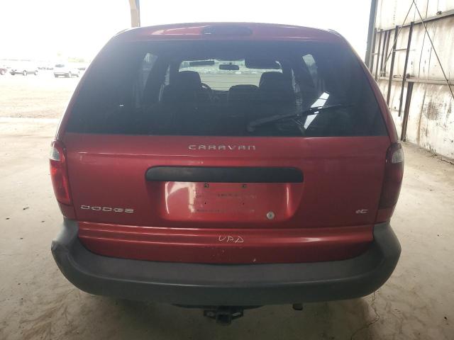 1B4GP15B52B563415 - 2002 DODGE CARAVAN EC MAROON photo 6