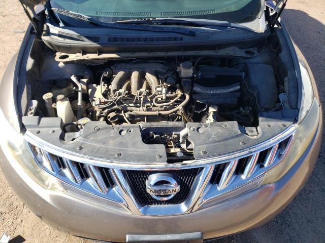 JN8AZ18W69W119971 - 2009 NISSAN MURANO S GRAY photo 12