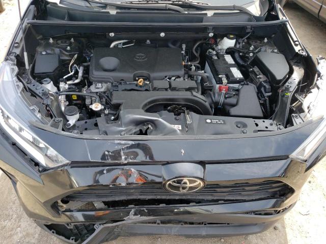 2T3P1RFV4MW219824 - 2021 TOYOTA RAV4 XLE BLACK photo 12