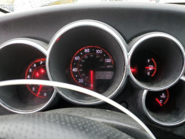 2T1KR32E28C719213 - 2008 TOYOTA COROLLA MA XR GRAY photo 9