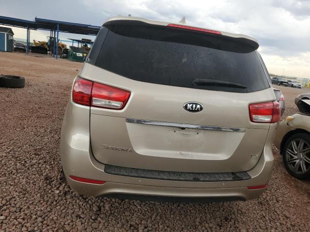 KNDMB5C17G6182719 - 2016 KIA SEDONA LX TAN photo 6