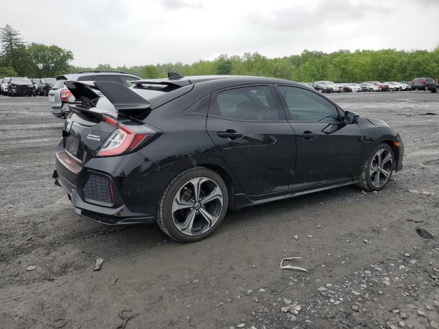 SHHFK7H91HU415291 - 2017 HONDA CIVIC SPORT TOURING შავი ფოტო 3