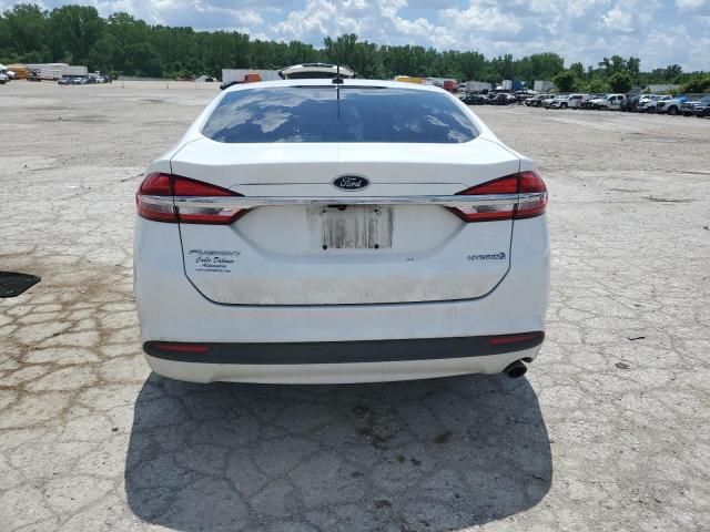 3FA6P0UUXJR225536 - 2018 FORD FUSION S HYBRID WHITE photo 6