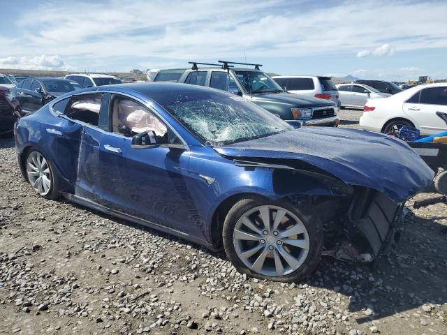 5YJSA1E27HF204491 - 2017 TESLA MODEL S 蓝色 照片 4