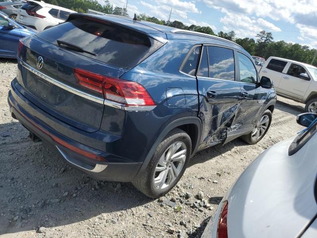 1V25E2CA2LC217378 - 2020 VOLKSWAGEN ATLAS CROS SE BLUE photo 3