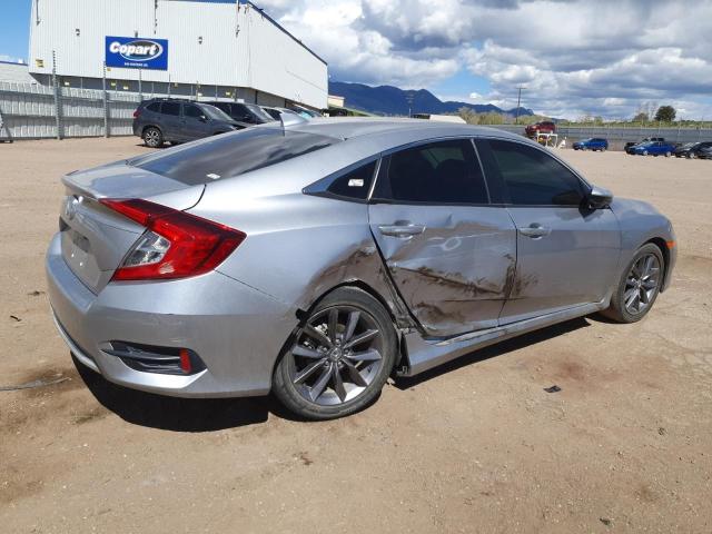 19XFC1F74ME208536 - 2021 HONDA CIVIC EXL SILVER photo 3