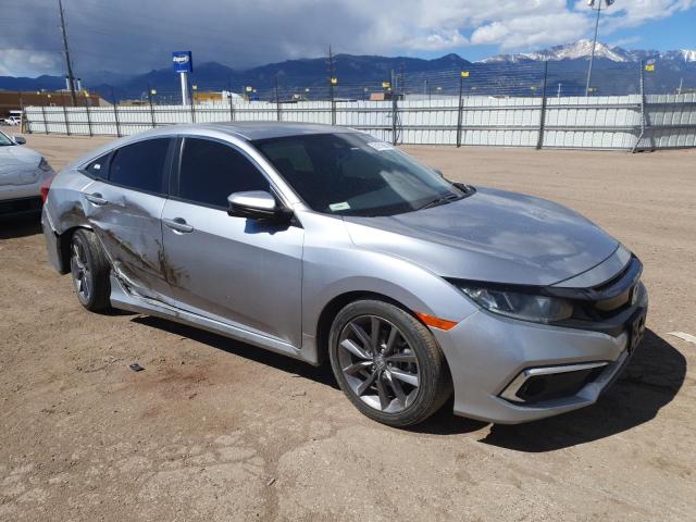 19XFC1F74ME208536 - 2021 HONDA CIVIC EXL SILVER photo 4