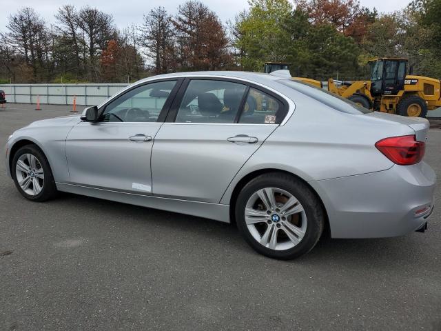 WBA8D9C55JA616496 - 2018 BMW 330 XI SILVER photo 2