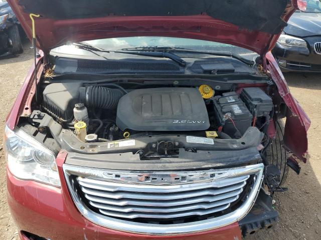 2C4RC1CG9ER364590 - 2014 CHRYSLER TOWN & COU TOURING L MAROON photo 12