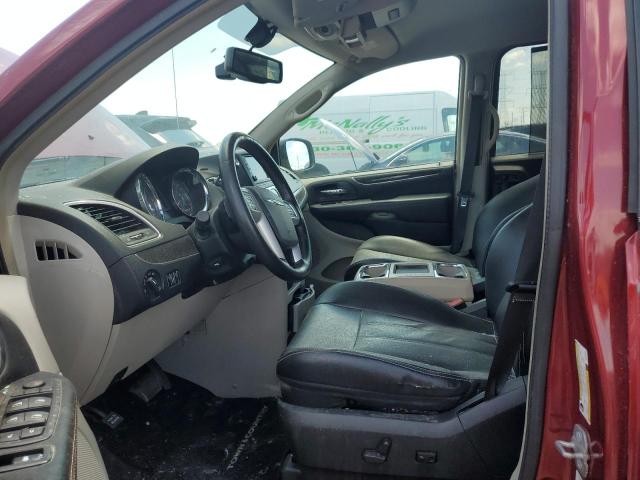 2C4RC1CG9ER364590 - 2014 CHRYSLER TOWN & COU TOURING L MAROON photo 7