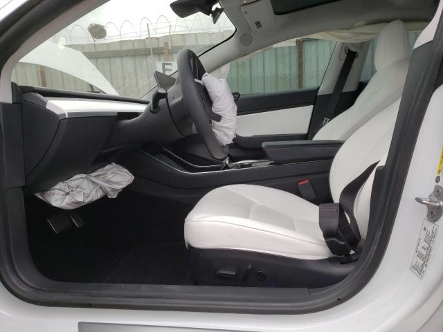 5YJ3E1EB9LF788037 - 2020 TESLA MODEL 3 WHITE photo 7