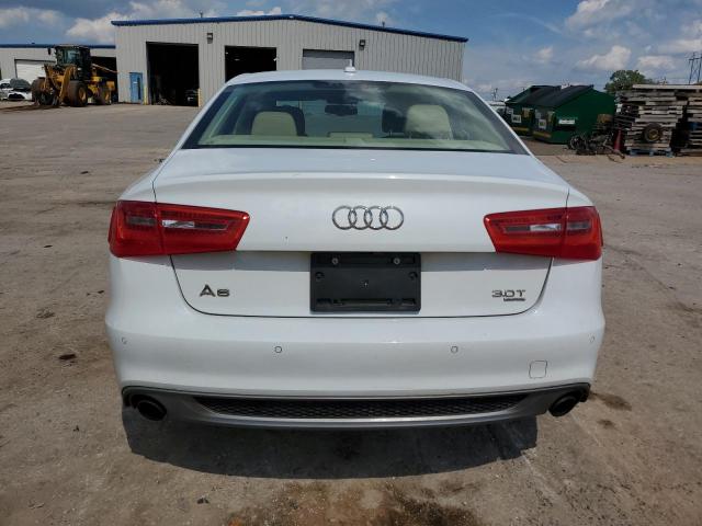 WAUHGAFC3DN137834 - 2013 AUDI A6 PRESTIGE WHITE photo 6
