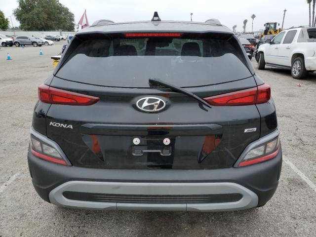 KM8K3CAB9NU897803 - 2022 HYUNDAI KONA SEL BLACK photo 6