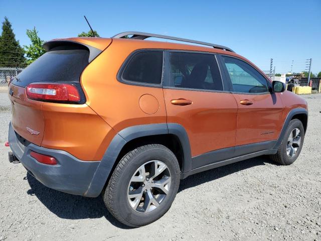 1C4PJMBS6FW520971 - 2015 JEEP CHEROKEE TRAILHAWK ნარინჯისფერი ფოტო 3