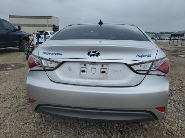 KMHEC4A45CA045824 - 2012 HYUNDAI SONATA HYBRID SILVER photo 6