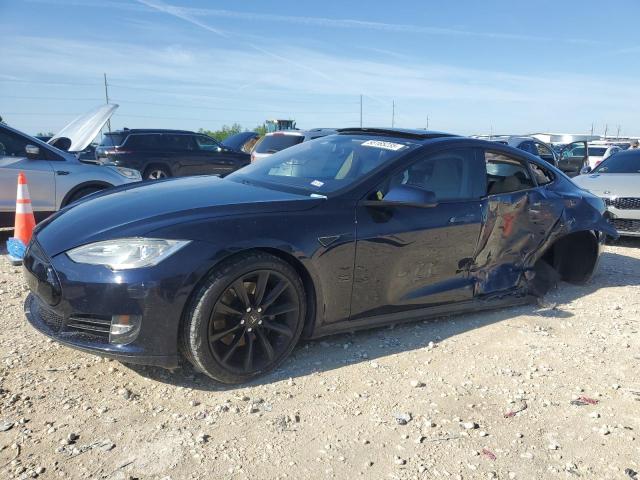 5YJSA1CPXDFP21566 - 2013 TESLA MODEL S BLUE photo 1