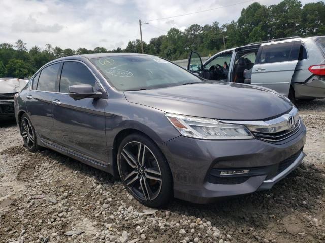 1HGCR3F98HA024287 - 2017 HONDA ACCORD TOURING GRAY photo 1