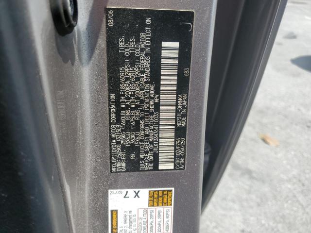 JTLKT334764110033 - 2006 TOYOTA SCION XB 银色 照片 13