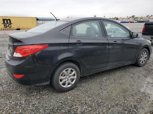 KMHCT4AE8CU134916 - 2012 HYUNDAI ACCENT GLS BLACK photo 3
