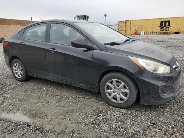 KMHCT4AE8CU134916 - 2012 HYUNDAI ACCENT GLS BLACK photo 4