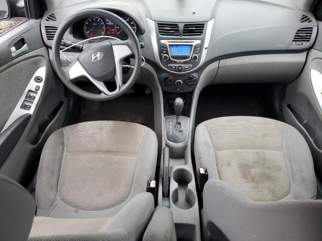 KMHCT4AE8CU134916 - 2012 HYUNDAI ACCENT GLS BLACK photo 8
