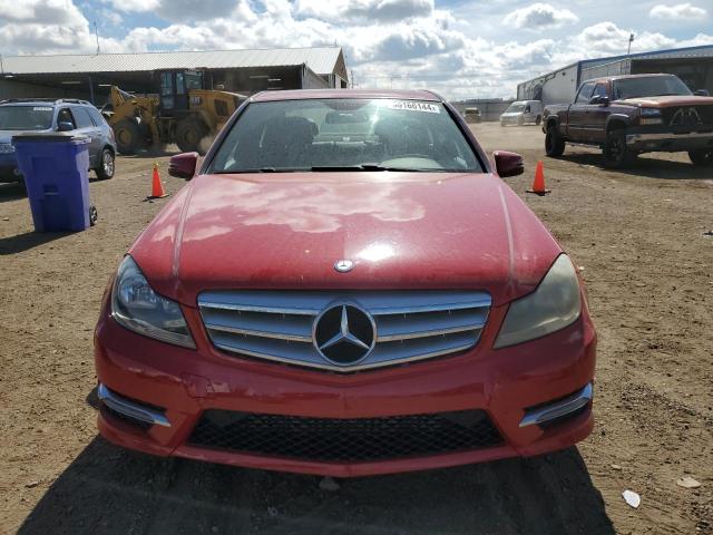 WDDGF4HB6DR294764 - 2013 MERCEDES-BENZ C 250 RED photo 5