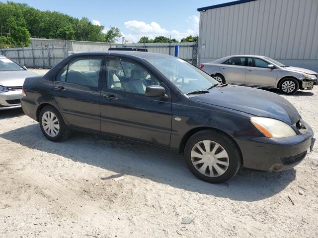 JA3AJ26EX6U000877 - 2006 MITSUBISHI LANCER ES BLACK photo 4