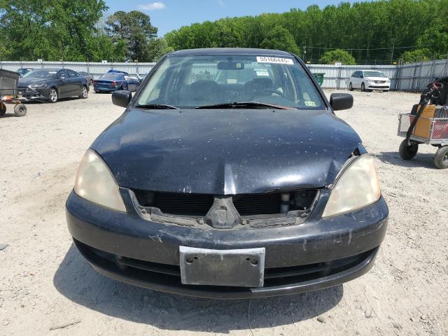 JA3AJ26EX6U000877 - 2006 MITSUBISHI LANCER ES BLACK photo 5