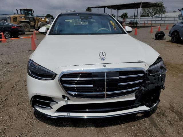 W1K6G6DB7PA207967 - 2023 MERCEDES-BENZ S 500 4MATIC WHITE photo 5