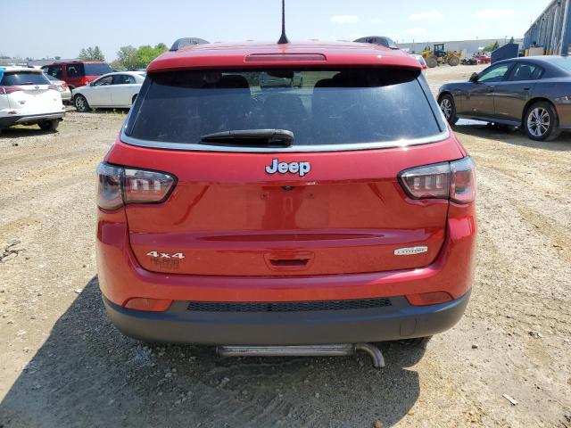 3C4NJDBBXHT616912 - 2017 JEEP COMPASS LATITUDE RED photo 6