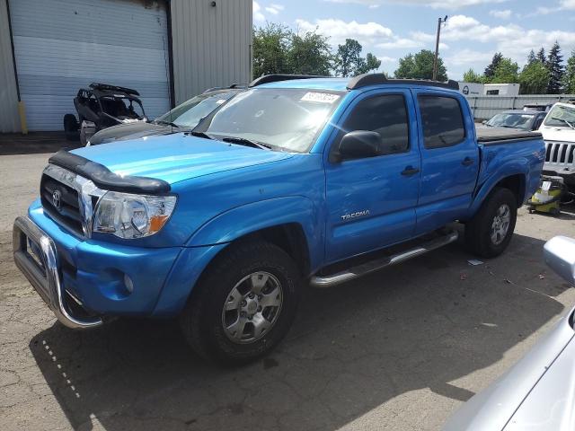 5TEJU62N68Z493909 - 2008 TOYOTA TACOMA DOUBLE CAB PRERUNNER BLUE photo 1