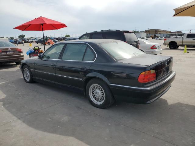 WBAGH8347YDP13483 - 2000 BMW 740 IL BLACK photo 2