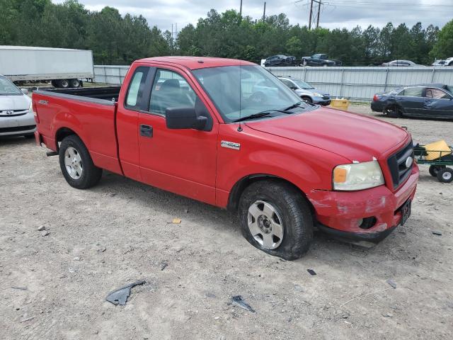 1FTRF12247NA53176 - 2007 FORD F150 RED photo 4