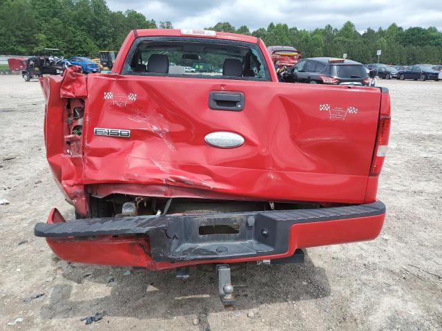 1FTRF12247NA53176 - 2007 FORD F150 RED photo 6