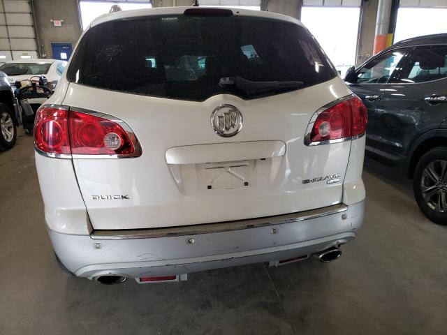 5GAKRCED6BJ161009 - 2011 BUICK ENCLAVE CXL WHITE photo 6
