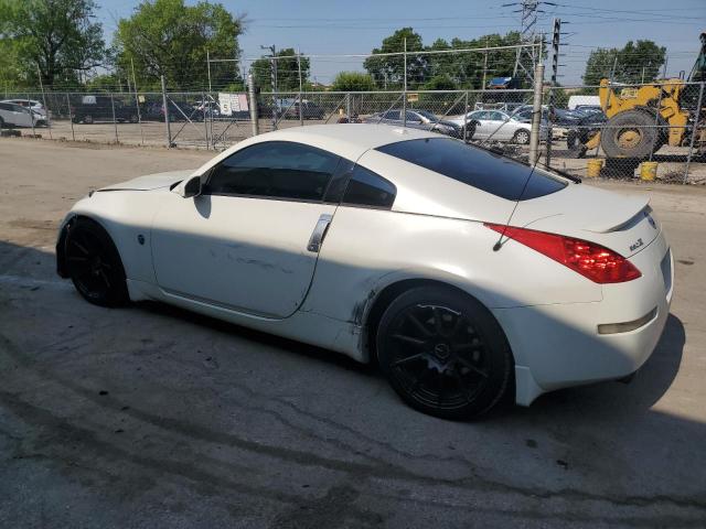 JN1BZ34D58M706482 - 2008 NISSAN 350Z COUPE WHITE photo 2