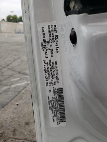 ZFBERFBT2G6B16433 - 2016 RAM PROMASTER SLT Білий фото 13