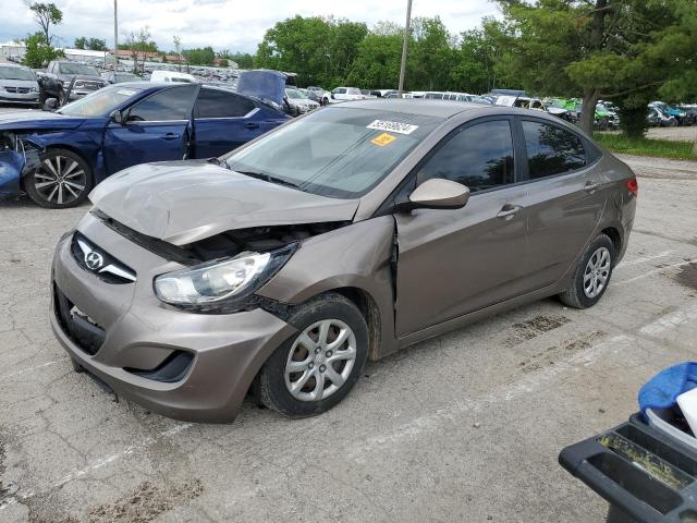 KMHCT4AE3CU189063 - 2012 HYUNDAI ACCENT GLS TAN photo 1