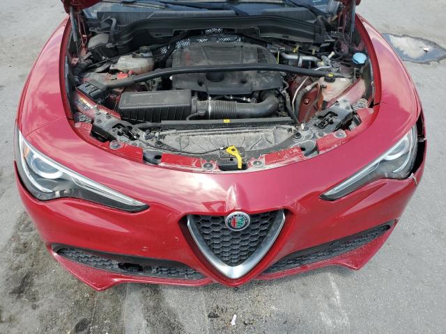 ZASPAKBN1L7C70566 - 2020 ALFA ROMEO STELVIO TI RED photo 12