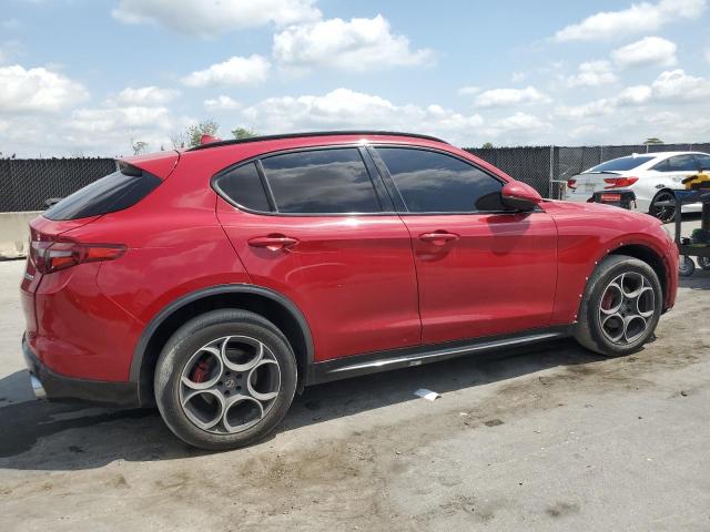 ZASPAKBN1L7C70566 - 2020 ALFA ROMEO STELVIO TI RED photo 3