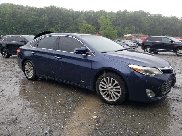 4T1BD1EB3EU029808 - 2014 TOYOTA AVALON HYBRID BLUE photo 4