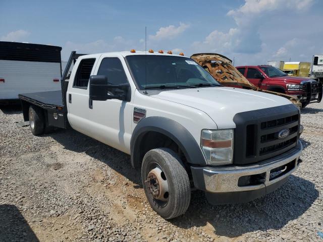 1FDXW47R18EE57693 - 2008 FORD F450 SUPER DUTY WHITE photo 1