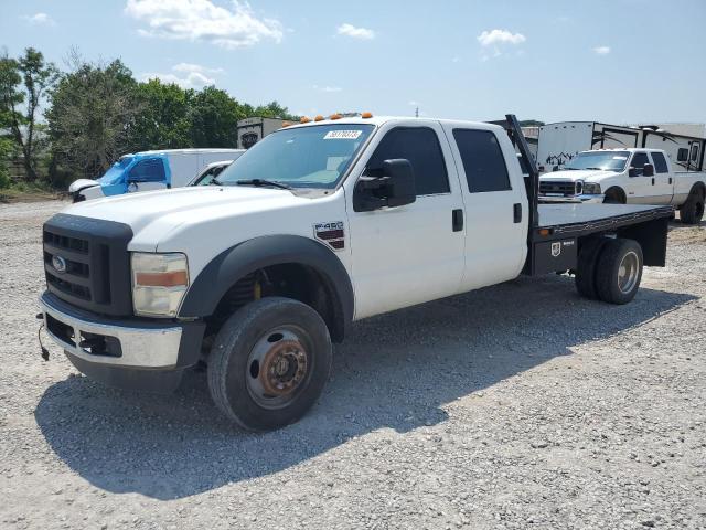 1FDXW47R18EE57693 - 2008 FORD F450 SUPER DUTY WHITE photo 2