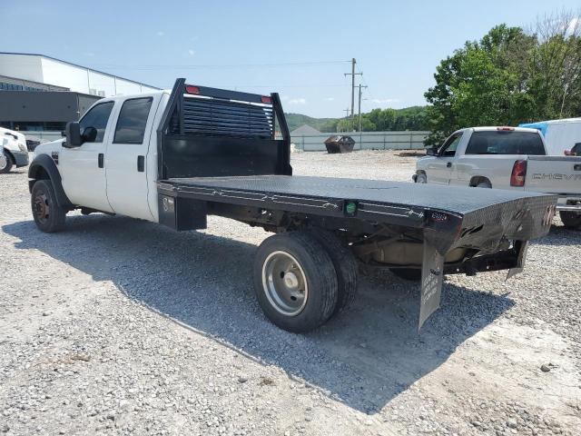 1FDXW47R18EE57693 - 2008 FORD F450 SUPER DUTY WHITE photo 3