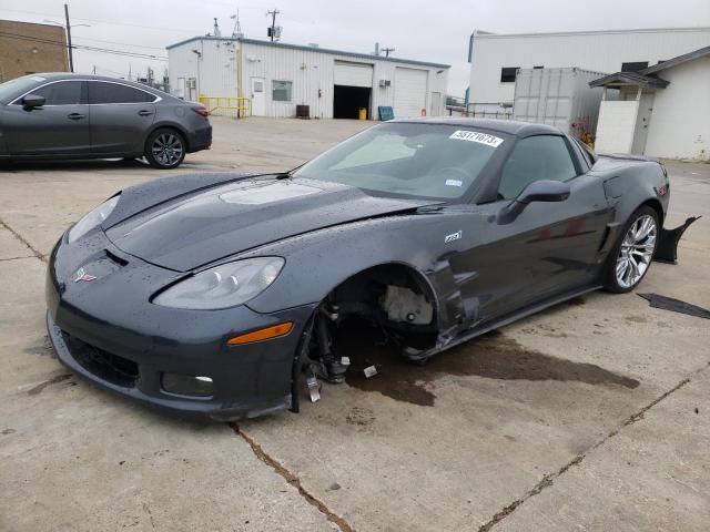 1G1YN2DT8A5801230 - 2010 CHEVROLET CORVETTE ZR-1 GRAY photo 1