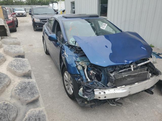 2HGFB2F91CH505231 - 2012 HONDA CIVIC EXL BLUE photo 4
